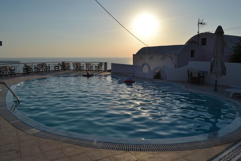 Ether Sunset Oia Extérieur photo