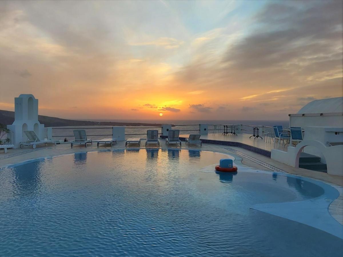 Ether Sunset Oia Extérieur photo