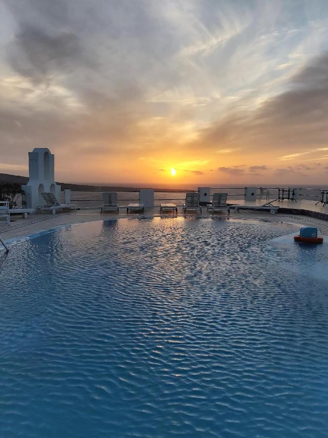 Ether Sunset Oia Extérieur photo