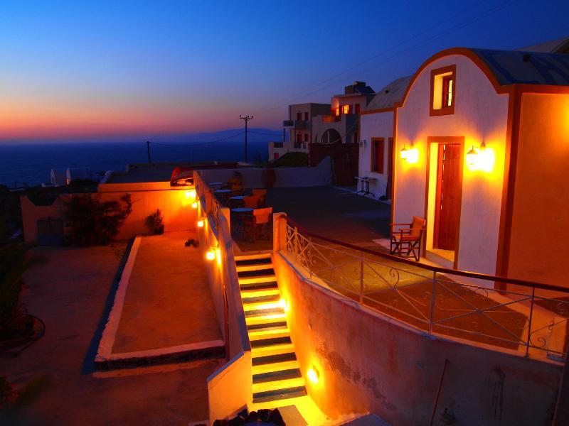 Ether Sunset Oia Extérieur photo